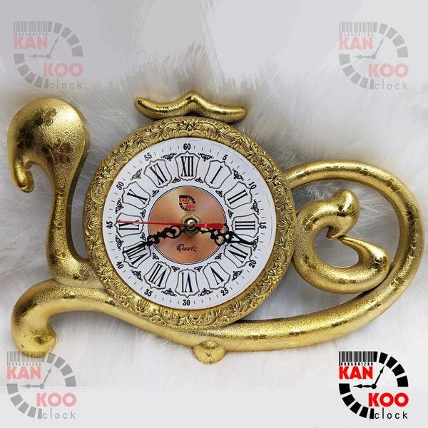  Đồng hồ treo tường- để bàn hình chữ LỘC xi vàng BẢO HÀNH 2 năm 