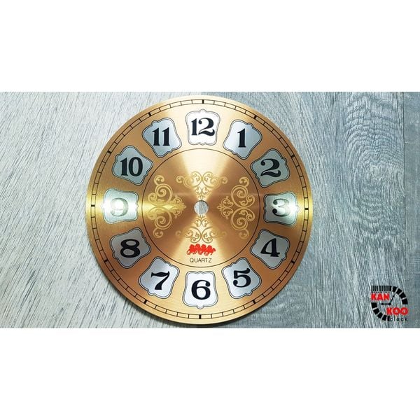  Mặt số đồng hồ bằng nhôm đường kính 16cm - Mặt số đồng hồ 16cm 