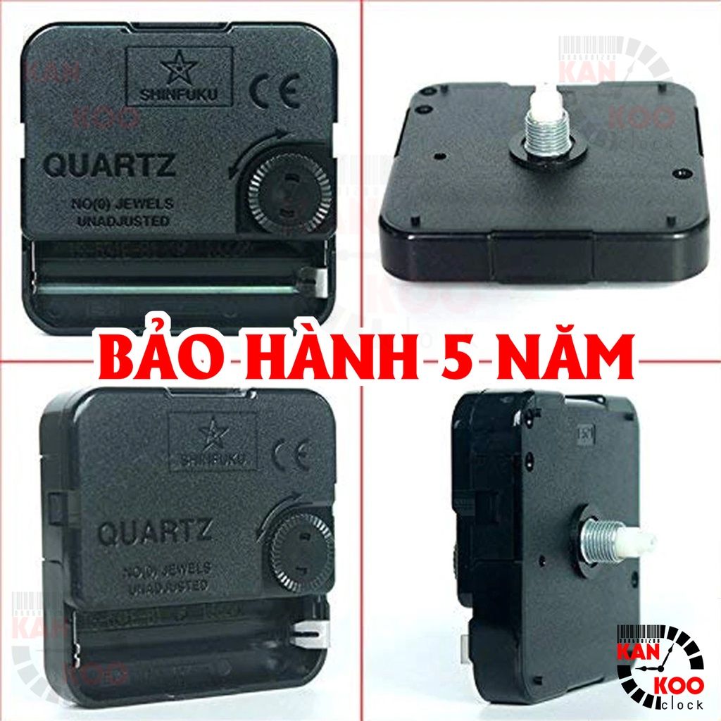  Máy đồng hồ treo tường Nhật Bản chính hãng Shinfuku bảo hành 5 năm 