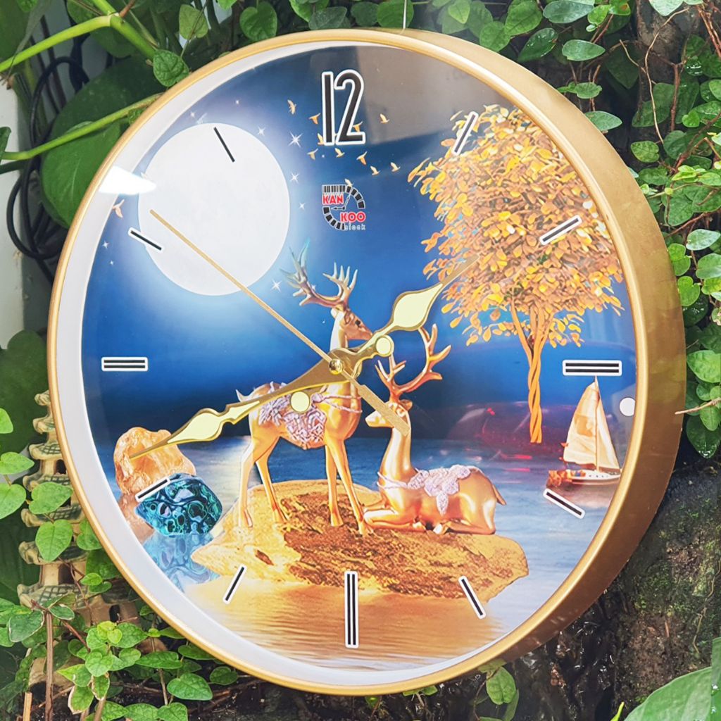  [COMBO 8] Bộ phụ kiện 06 món tự làm đồng hồ treo tường K30- 30 cm- viền mỏng SIÊU RẺ 
