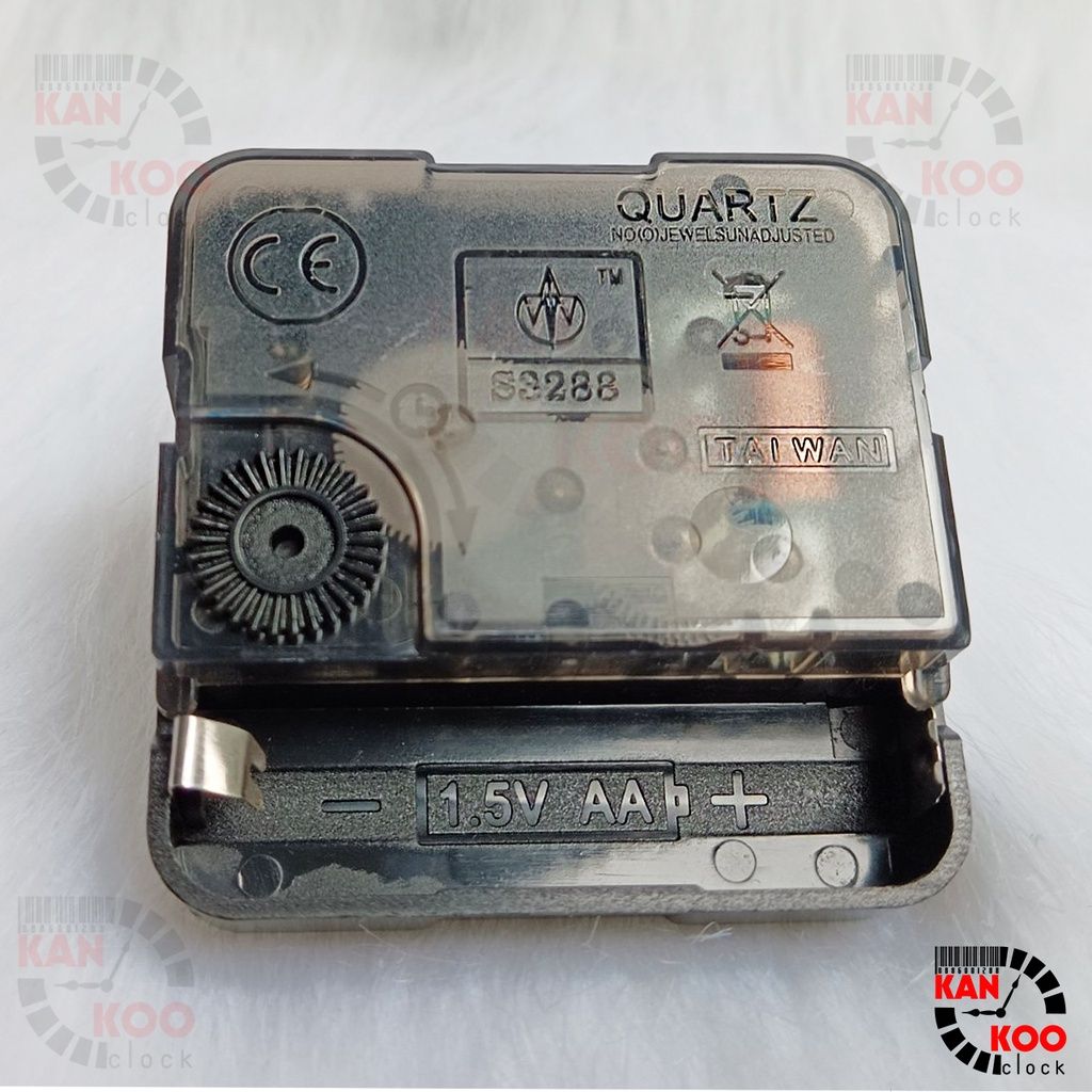  Máy đồng hồ treo tường kim trôi Taiwan S3288 cốt 22mm (trục đồng 15mm) bảo hành 12 tháng 