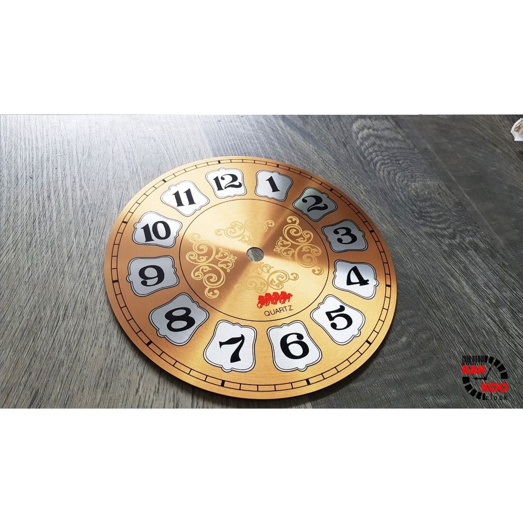  Mặt số đồng hồ bằng nhôm đường kính 16cm - Mặt số đồng hồ 16cm 