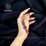  Vòng Dây Cáp Thạch Anh Tóc Đỏ Mix Lu Thống, Cỏ Bốn Lá Và Ngũ Điếu (Thổ, Hỏa) 