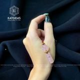  Vòng Dây Cáp Thạch Anh Hồng Ngũ Điếu Mix Hồ Ly (Hoả, Thổ) 150525-5 