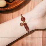  Vòng Dây Cáp Thạch Anh Tóc Ngũ Điếu Mix Cỏ Bốn Lá Và Túi Tiền Kim Bảo Các Màu Cho Các Mệnh 