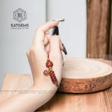  Vòng Dây Cáp Thạch Anh Tóc Ngũ Điếu Mix Cỏ Bốn Lá Và Túi Tiền Kim Bảo Các Màu Cho Các Mệnh 