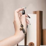  Vòng Dây Cáp Thạch Anh Tóc Ngũ Điếu Mix Cỏ Bốn Lá Và Túi Tiền Kim Bảo Các Màu Cho Các Mệnh 