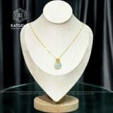  Mặt Dây Chuyền Phỉ Thúy Hoa Bay Các Dáng Móc Vàng Trang Sức (Không Kén Mệnh) 