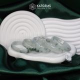  Vòng Ngọc Khối Phỉ Thúy Hoa Bay Bản Vuông Ni 52mm - 54mm  (Không Kén Mệnh) 