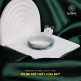  Vòng Khối Ngọc Phỉ Thúy Hoa Bay Bản Vuông 12 Dày 3 Ni 53.5mm (Không Kén Mệnh) 