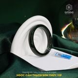  Vòng Khối Ngọc Cẩm Thạch Sơn Thủy (Type B) VIP Bản Vuông 10 Dày 6.6 Ni 57.3mm (Không Kén Mệnh) 