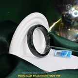  Vòng Khối Ngọc Cẩm Thạch Sơn Thủy (Type B) VIP Bản Vuông 11.6 Dày 6.4 Ni 54.2mm (Không Kén Mệnh) 
