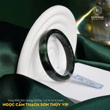  Vòng Khối Ngọc Cẩm Thạch Sơn Thủy (Type B) VIP Bản Vuông 10 Dày 5.8 Ni 53.6mm (Không Kén Mệnh) 