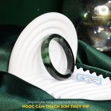  Vòng Khối Ngọc Cẩm Thạch Sơn Thủy (Type B) VIP Bản Vuông 10 Dày 6.6 Ni 53.6mm (Không Kén Mệnh) 