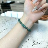  Vòng Đơn Lam Ngọc 7ly Ngũ Điếu Mix Bi Vàng Trang Sức (Không Kén Mệnh) 1-121006 