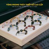  Vòng Dây Cáp Lam Ngọc Hồ Ly Mix Ngũ Điếu Và Charm Cỏ Bốn Lá, Túi Tài Lộc Và Bi Kim Tiền Vàng Trang Sức (Không Kén Mệnh) 200525-20 