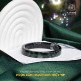  Vòng Khối Ngọc Cẩm Thạch Sơn Thủy (Type B) VIP Bản Vuông 10 Dày 6.5 Ni 54.6mm (Không Kén Mệnh) 