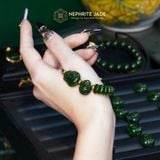  Vòng Dây Cáp Ngọc Bích Canada Vip Ngũ Điếu Mix Hồ Ly, Túi Tiền (Không Kén Mệnh) 260525-14 