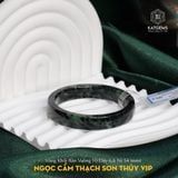  Vòng Khối Ngọc Cẩm Thạch Sơn Thủy (Type B) VIP Bản Vuông 10 Dày 6.5 Ni 54mm (Không Kén Mệnh) 