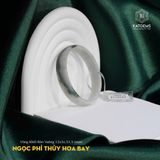  Vòng Khối Ngọc Phỉ Thúy Hoa Bay Bản Vuông 12 Dày 3 Ni 53.5mm (Không Kén Mệnh) 