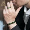  Vòng Dây Cáp Nam Ngọc Bích Canada Cao Cấp Lu Thống Chạm Kim Tiền Mix Ngũ Điếu (Không Kén Mệnh) 