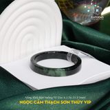  Vòng Khối Ngọc Cẩm Thạch Sơn Thủy VIP (Type B) Bản Vuông 10 Dày 6.2 Ni 55.5mm (Không Kén Mệnh) 