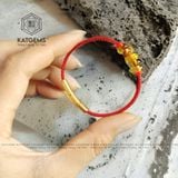  Vòng Dây Cáp Ngũ Điếu Hổ Phách (Không Kén Mệnh) 
