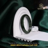  Vòng Khối Ngọc Bích Canada Cao Cấp Bản Hẹ 12Li Dày 7 Ni 55 (Nhận Chế Tác Theo Size Tay) (Không Kén Mệnh) 