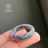  Nhẫn Ngọc Gà Đen (Ngọc Hắc Băng) Ni 16-18 (Giá từ 1686k - 2286k) (Không Kén Mệnh) 