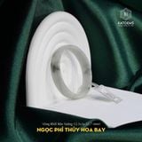  Vòng Khối Ngọc Phỉ Thúy Hoa Bay Bản Vuông 12.3 Dày 3 Ni 52.7mm (Không Kén Mệnh) 