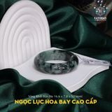 Vòng Khối Ngọc Lục Hoa Bay Cao Cấp Bản Hẹ 16.6 Dày 7.8 Ni 53mm - Không Kén Mệnh 