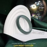  Vòng Khối Lam Ngọc Cao Cấp Bản Hẹ 12Li Ni Từ 50.5mm Đến 55mm (Không Kén Mệnh) 