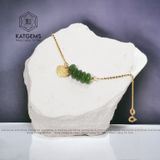  Bộ Trang Sức Vàng Phong Thuỷ Cỏ Bốn Lá Ngọc Bích Vàng Trang Sức (Không Kén Mệnh) 