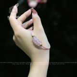  Vòng Dây Cáp Ngũ Điếu Thạch Anh Hồng (Hoả, Thổ) 150525-2 