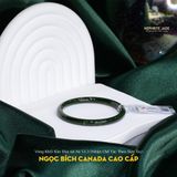  Vòng Khối Ngọc Bích Canada Cao Cấp Bản Đũa 6Li Ni 53.5 (Nhận Chế Tác Theo Size Tay) (Không Kén Mệnh) 