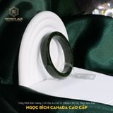 Vòng Khối Ngọc Bích Canada Cao Cấp Bản Vuông 12Li Dày 6.3 Ni 53(Nhận Chế Tác Theo Size Tay) (Không Kén Mệnh) 