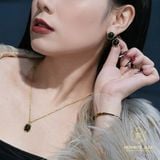  Mặt Dây Chuyền Phú Quý Trường Xuân Ngọc Bích Canada Cao Cấp Viên Chủ 12x10x5ly Vàng Tây 10k (Không Kén Mệnh) 