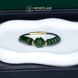  Vòng Dây Cáp Ngọc Bích Canada Ngũ Điếu Mix Lu Thống Và Cỏ Bốn Lá VIP (Không Kén Mệnh) 