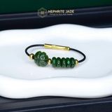  Vòng Dây Cáp Ngọc Bích Canada Ngũ Điếu Mix Cỏ Bốn Lá VIP (Không Kén Mệnh) 260525-17 