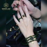  Nhẫn Túi Tiền Kim Bảo Ngọc Bích Canada KT: 10x9x4ly Vàng Trang Sức( Không kén mệnh ) 