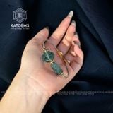  Vòng Dây Cáp Lam Ngọc Lu Thống Mix Hồ Ly (Không Kén Mệnh) 