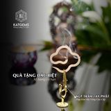  Trầm Vân Mây Cao Cấp 1 Hộp 10 Khay Tặng Kẹp Tay Phật Mạ Vàng 