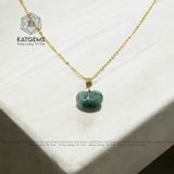  Mặt Dây Chuyền Phỉ Thúy Hoa Bay Các Dáng Móc Vàng Trang Sức (Không Kén Mệnh) 