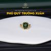  Nhẫn Phú Quý Trường Xuân Ngọc Bích Canada Cao Cấp Viên Chủ 12x10x5ly (Không Kén Mệnh) 