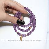  Chuỗi Vòng Thạch Anh Tím 5.8Ly Mix Hồ Ly Vàng Trang Sức (Thổ, Hỏa) 