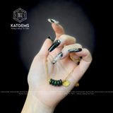  Lắc Tay Vàng Trang Sức Ngũ Điếu Cẩm Thạch Sơn Thủy (Type B) (Không Kén Mệnh) 