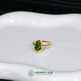  Nhẫn Tỳ Hưu Ngọc Bích Canada Cao Cấp Kim Ngọc Phúc Nhi Vàng Trang Sức (Không Kén Mệnh) 