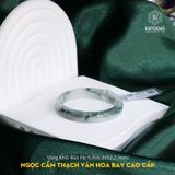  Vòng Khối Ngọc Cẩm Thạch Vân Hoa Bay Cao Cấp Bản Hẹ 9.8x6.2 Ni 52.2mm (Không Kén Mệnh) 