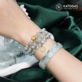  Chuỗi Ngọc Hoa Bay 8Li Mix Ngũ Điếu Và Cỏ Bốn Lá Vàng 10k, Hoa Sen Vàng 24k - Không Kén Mệnh 