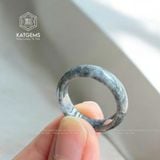  Nhẫn Ngọc Gà Đen (Ngọc Hắc Băng) Ni 16-18 (Giá từ 1686k - 2286k) (Không Kén Mệnh) 